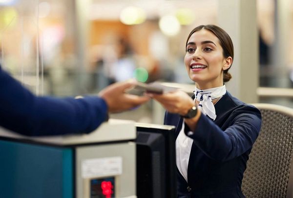 Airport ground staff at work